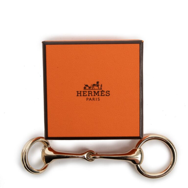 Hermès Gold Mors Scarf Ring ○ Labellov ○ Buy and Sell