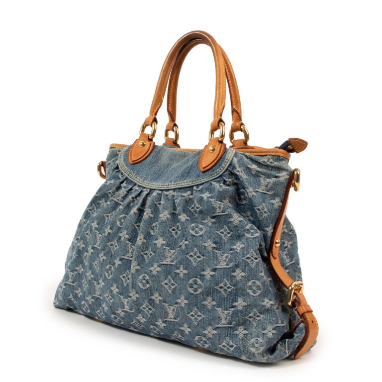 Louis Vuitton, Bags, Louis Vuitton Monogram Denim Celebrity Neo Cabby Mm