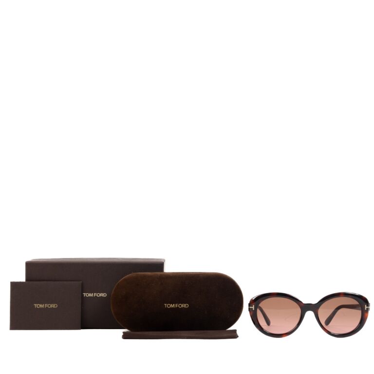 Tom Ford Brown Lily Sunglasses ○ Labellov ○ Buy and Sell