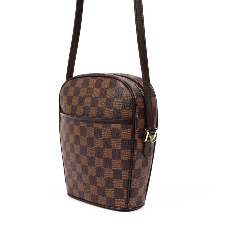 Louis Vuitton Damier Ebene IPANEMA PM Crossbody Bag