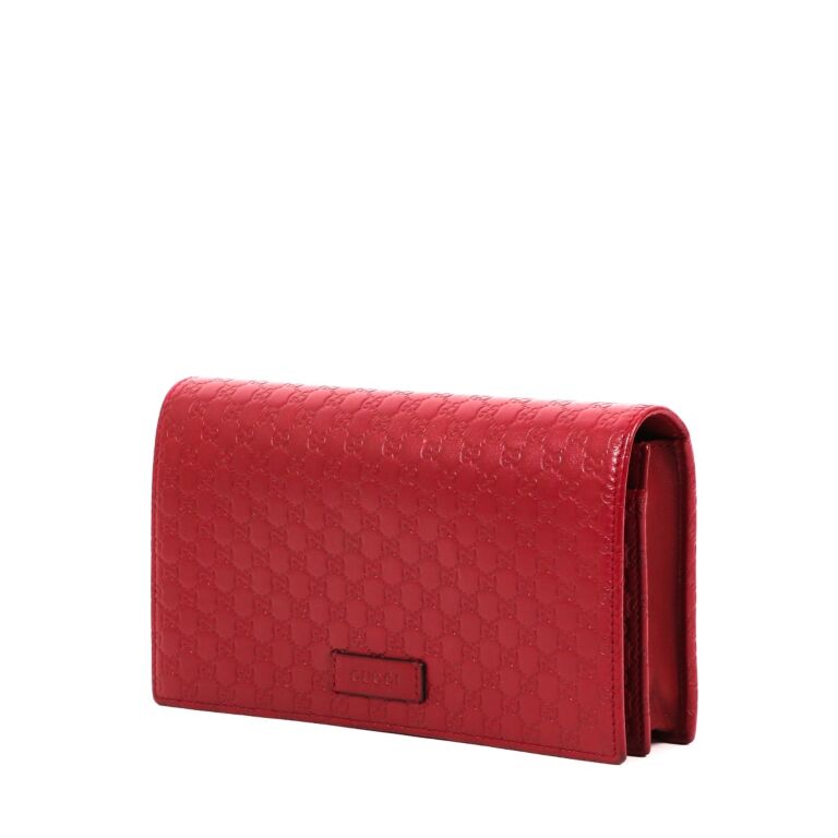 Gucci microguccissima online red