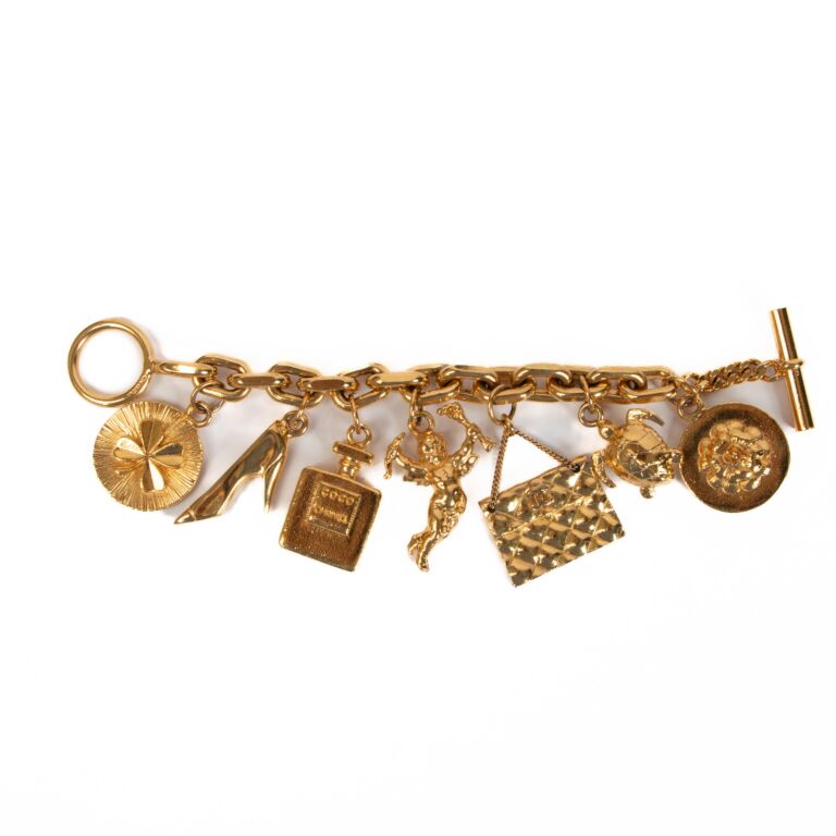 CHANEL シャネル チャーム ゴールド - 4500125E0070 ll06951_chanel_gold_charm_brac