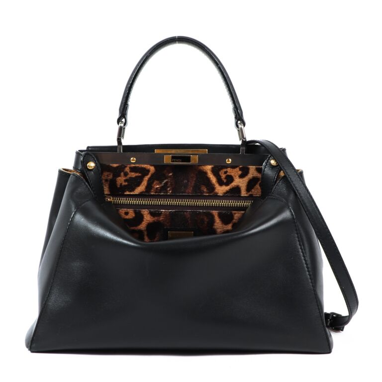 Fendi peekaboo large store black