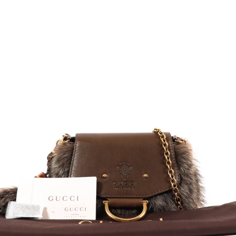 Gucci Raccoon Fur Small Smilla Chain Bag ○ Labellov ○ Buy