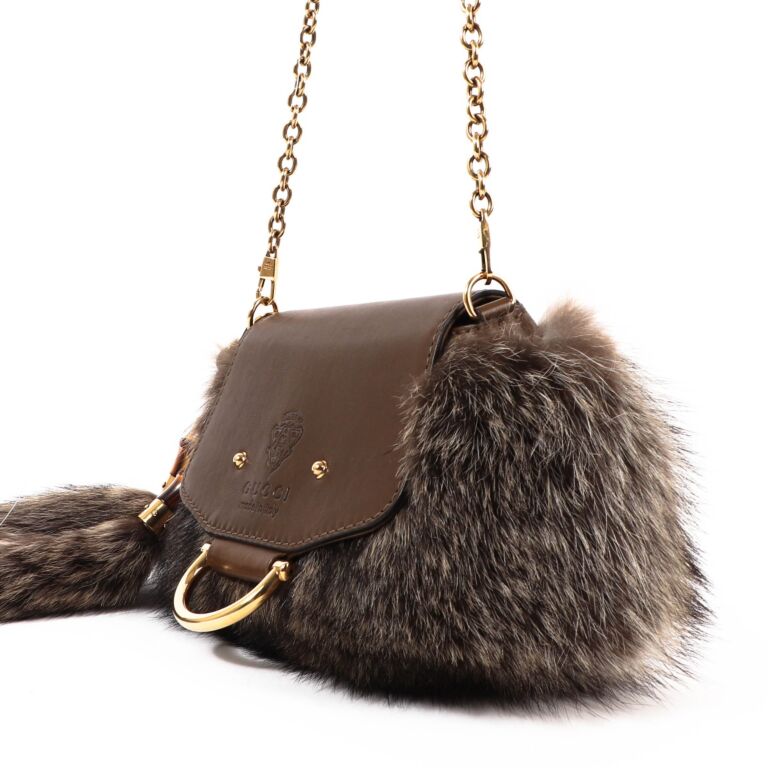 Gucci fur sale bag