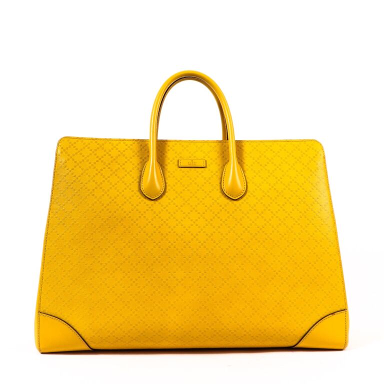 Gucci yellow purse discount