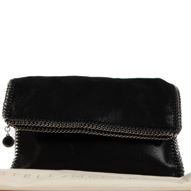 Stella mccartney logo sale clutch