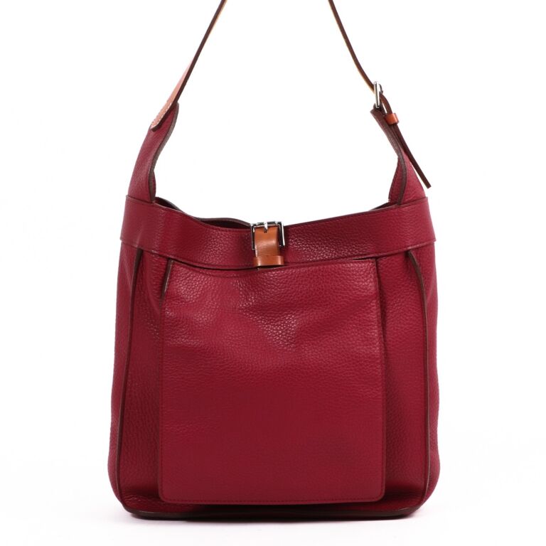 Herm s Rubis Fauve Taurillon Clemence Hunter Sac Marwari PM