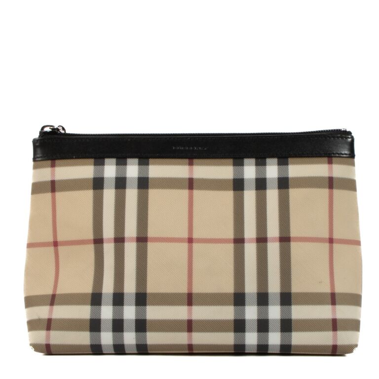 Burberry Check Pouch Labellov Buy and Sell Authentic Luxury