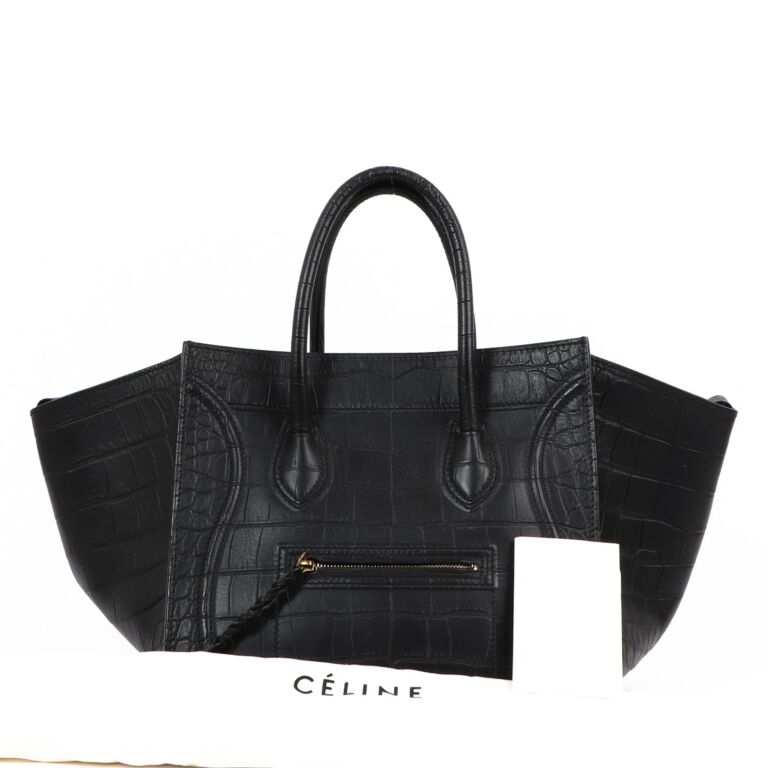 Celine luggage crocodile deals