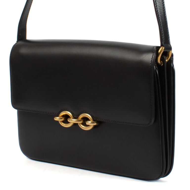 ショルダーバッグ・ポシェット SAINT LAURENT LE MAILON SATCHEL BAG Saint Laurent Le Maillon Black Quilted Satchel Shoulder Bag
