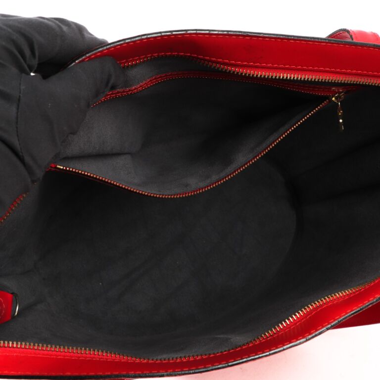 Louis Vuitton Saint Jacques GM Red Epi Leather Bag Louis Vuitton
