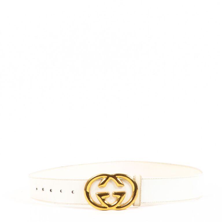 Gucci belts deals white