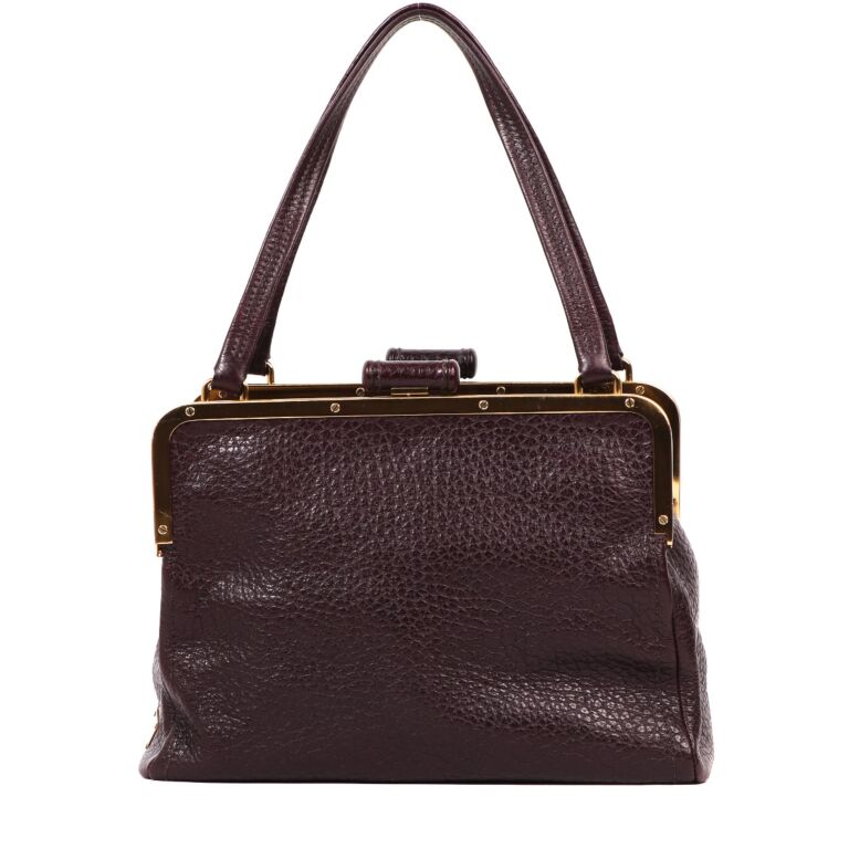 Prada shop maroon bag