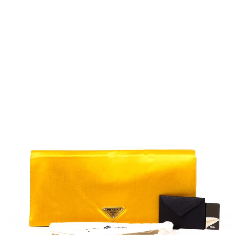 Prada cheap padded clutch
