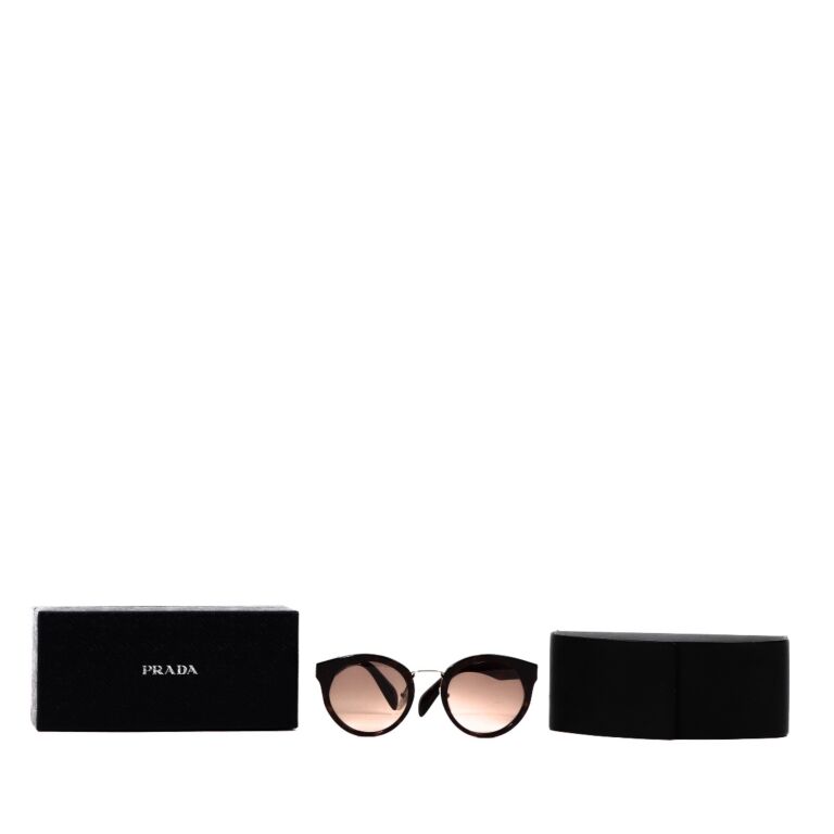 Prada - Prada Logo - Rectangular Sunglasses - Black Slate Gray - Prada  Collection - Sunglasses - Prada Eyewear - Avvenice