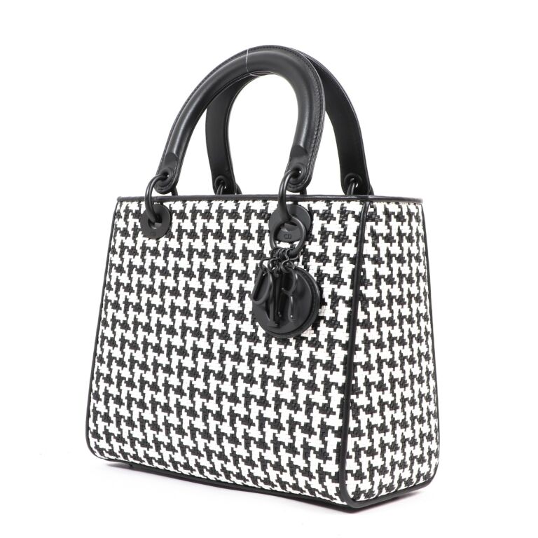 Dior houndstooth bag clearance