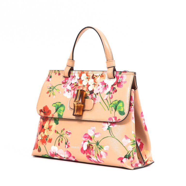 Gucci pink shop floral bag
