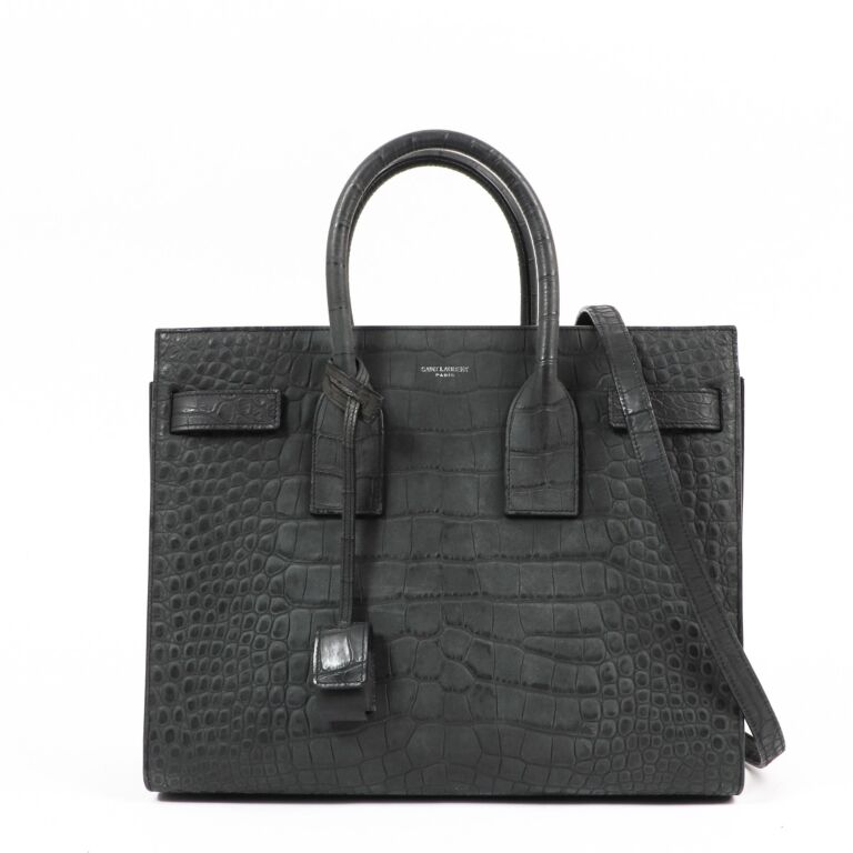 Saint laurent sac new arrivals de jour croco