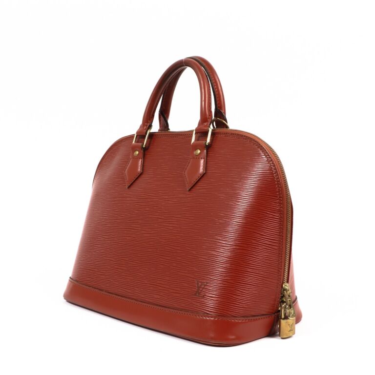Louis Vuitton Kenyan Fawn Epi Leather Alma PM Bag ○ Labellov