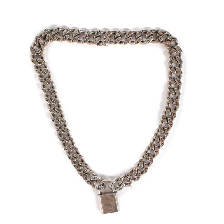Celine Silver Gourmette Necklace Labellov Buy and Sell Authentic Luxury
