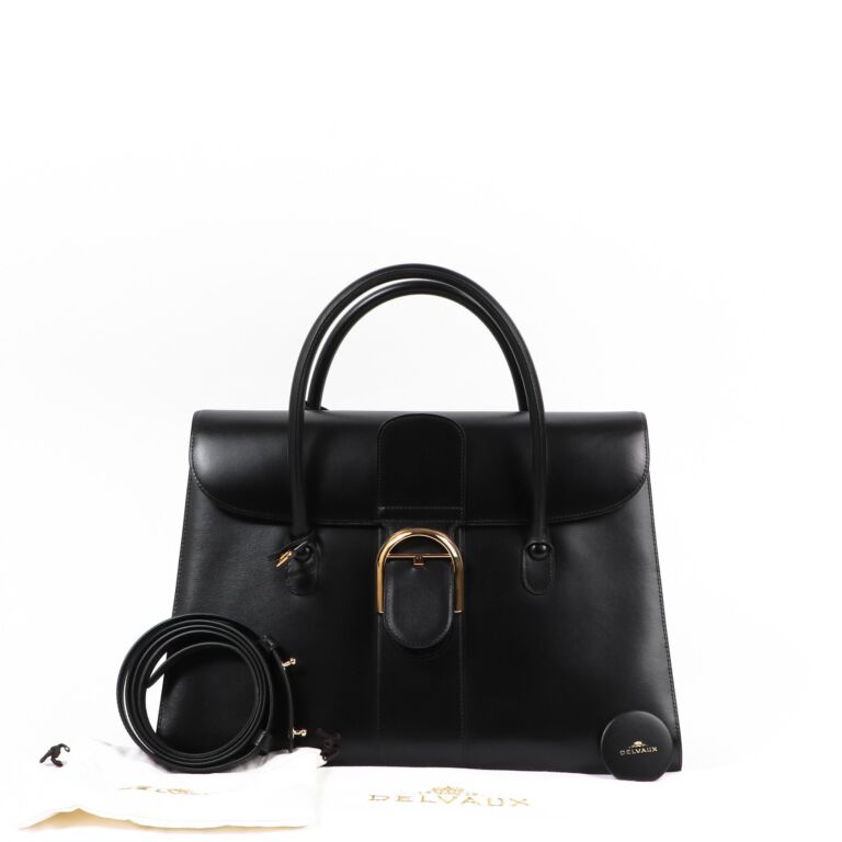 ハンドバッグ DELVAUX Brillant Toy in Box Calf Delvaux Brillant East/West Mini Box Calf Limited Edition