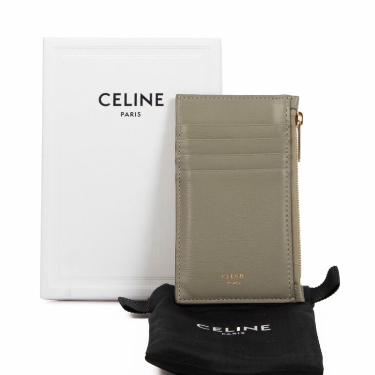 Celine zipped compact card holder new arrivals