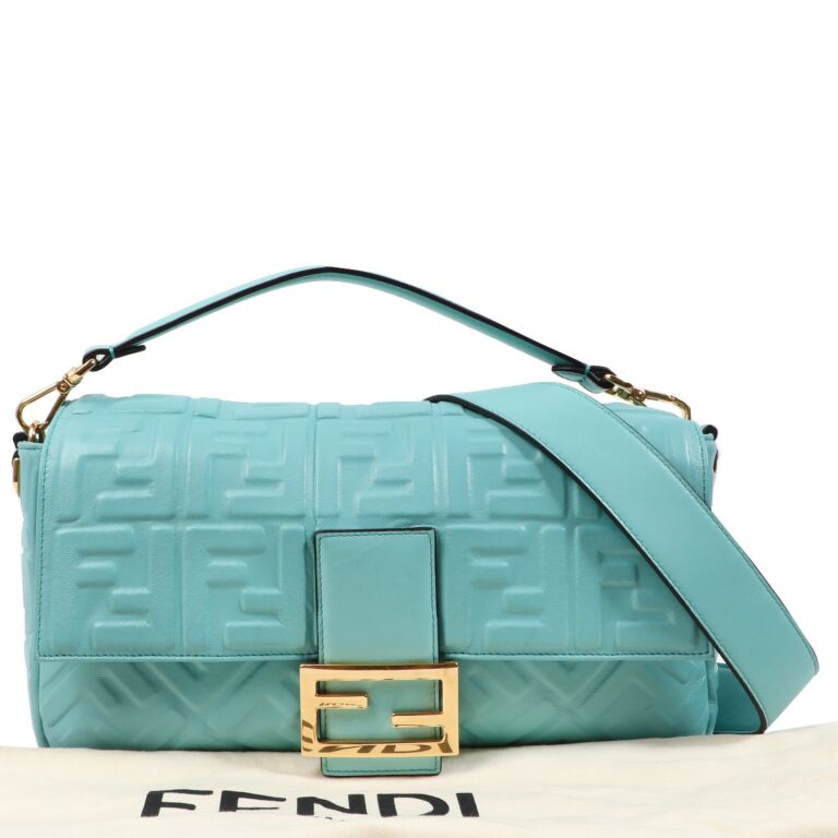 Fendi turquoise outlet bag