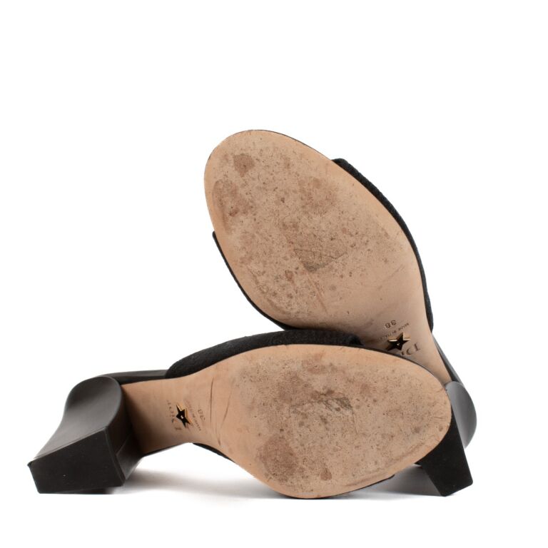 Dior Black Dway Heeled Mules - Size 38 ○ Labellov ○ Buy