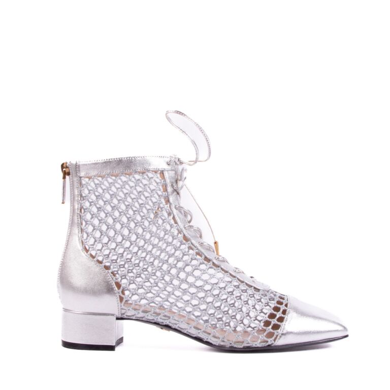 Dior fishnet boots discount