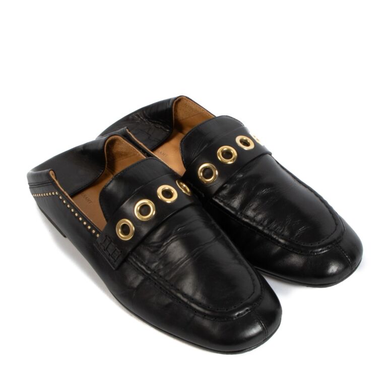 VIP【関税送料無料】希少 Isabel Marant Fitzo Loafers ISABEL MARANT Fitza fringed leather-trimmed leopard-print