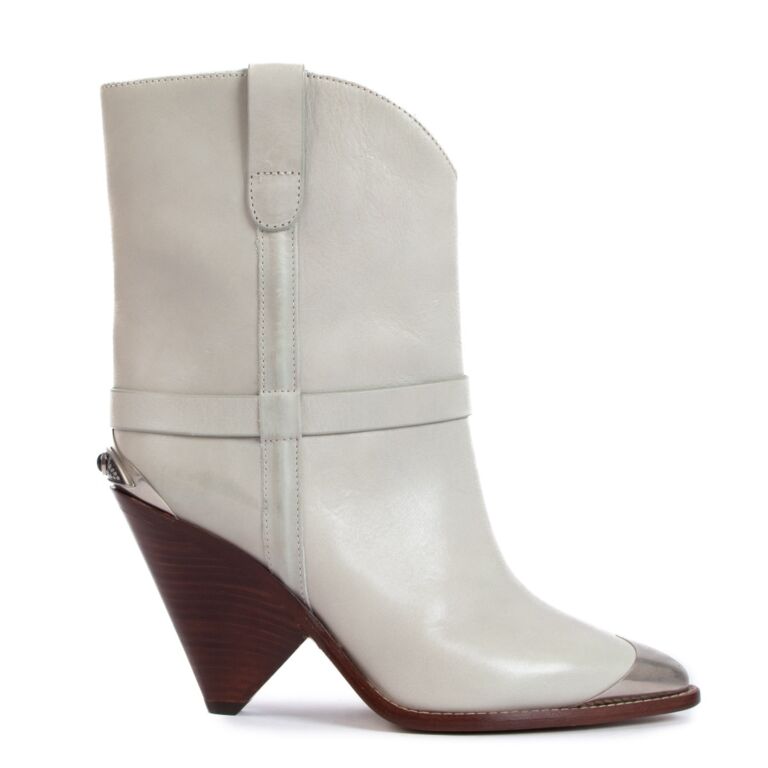 Isabel marant white booties top