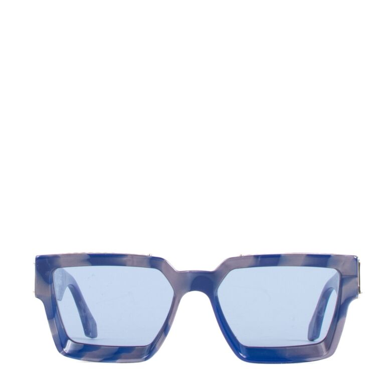 Louis Vuitton - Authenticated 1.1 Millionnaires Sunglasses - Plastic Blue Plain For Man, Never Worn