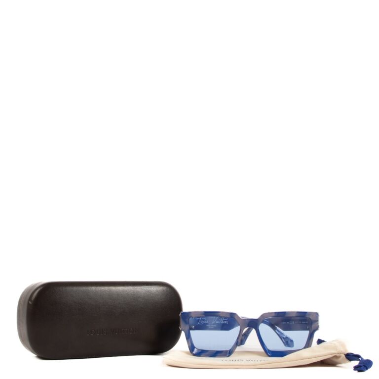 1.1 millionnaires sunglasses Louis Vuitton Blue in Plastic - 33231084