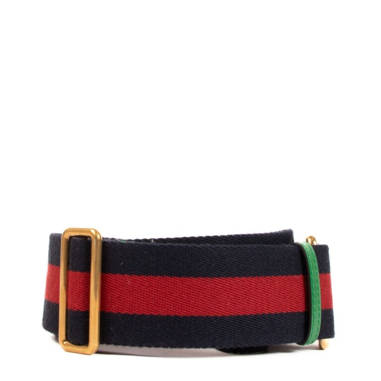 Gucci Multicolor Web Bag Strap ○ Labellov ○ Buy and Sell