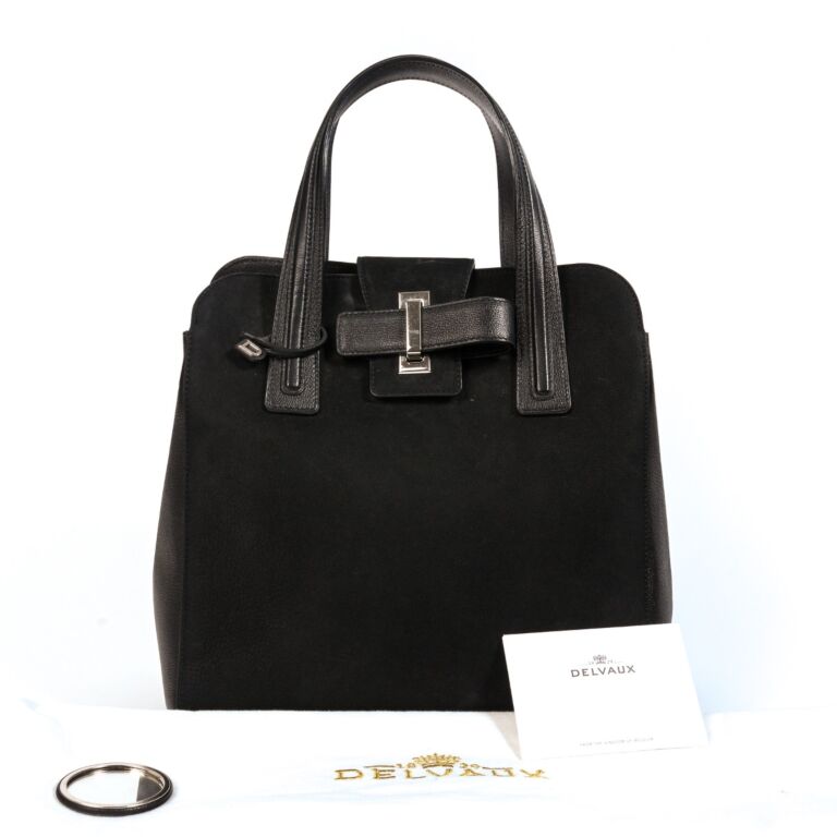 Delvaux Simplissime Tote PM Black ○ Labellov ○ Buy and