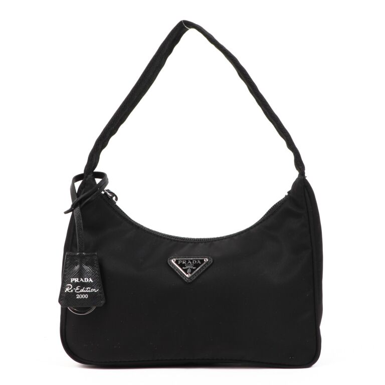 Prada little black store bag