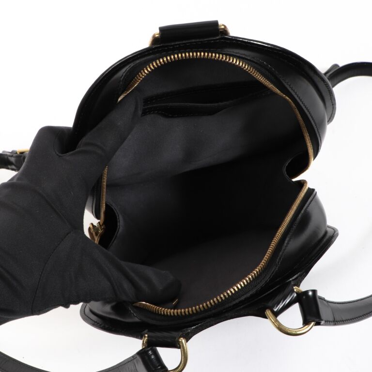 Louis Vuitton Mabillon Black Epi Leather Backpack Labellov