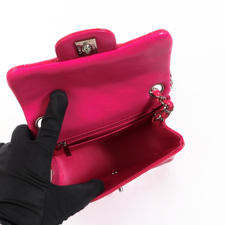 Chanel Mini 2.55 Fuchsia Reissue Flap Bag ○ Labellov ○ Buy and