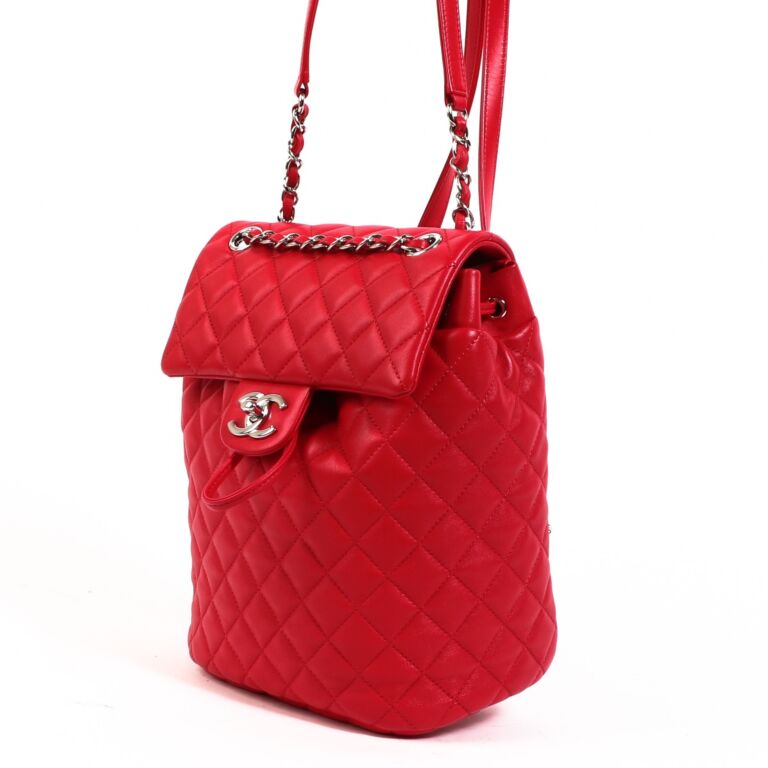 Chanel Urban Spirit Red Calfskin Backpack ○ Labellov ○ Buy and Sell  Authentic Luxury