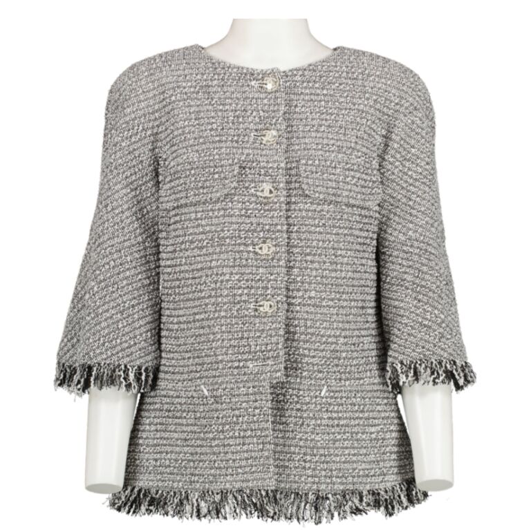 Chanel tweed jacket 2018 online