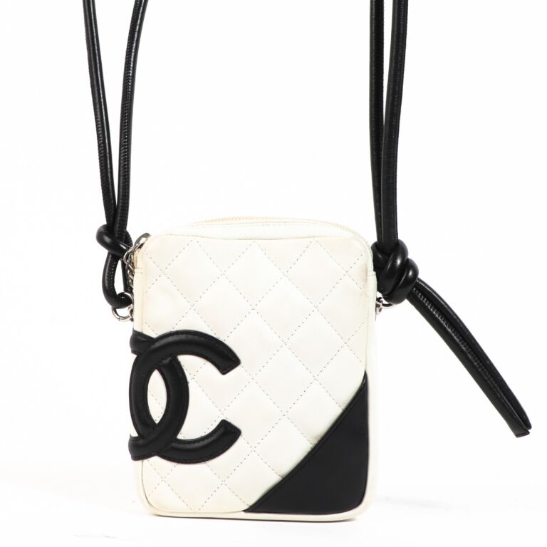 Chanel Black and White Cambon Ligne Crossbody Bag ○ Labellov ○ Buy and Sell  Authentic Luxury
