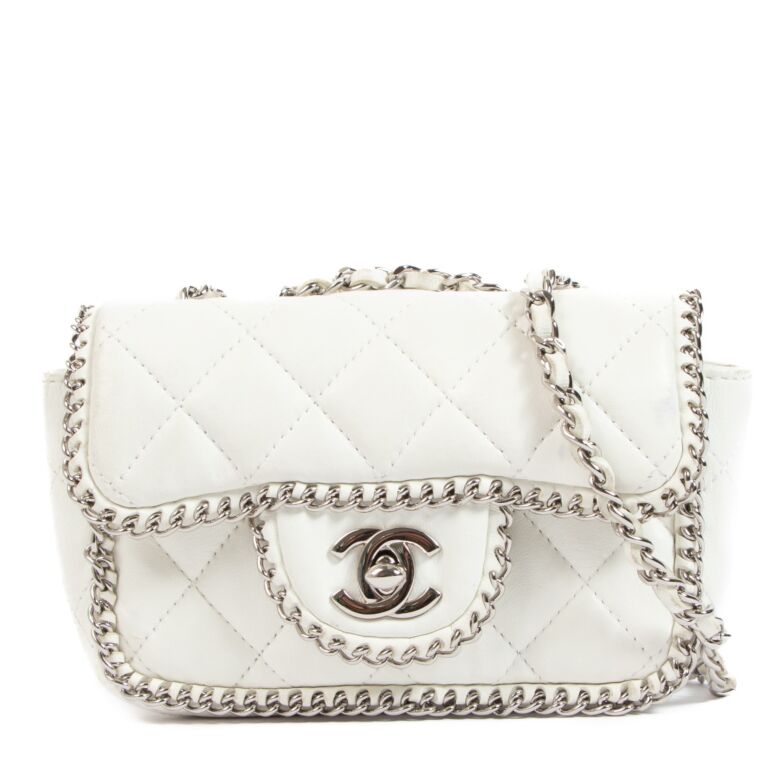 Mini white chanel best sale bag