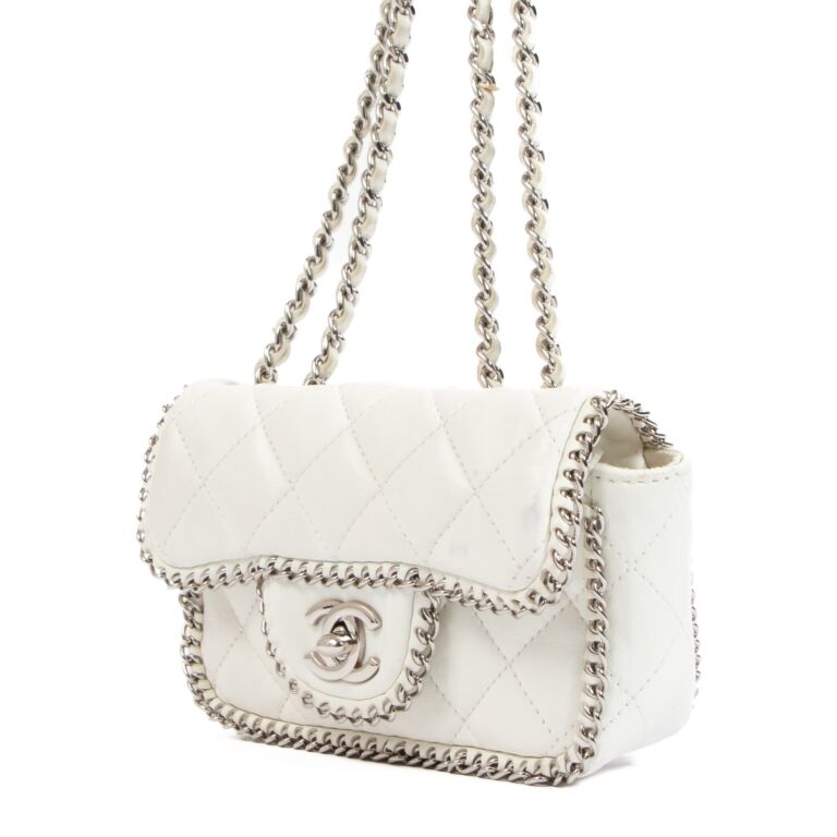 White chanel chain bag outlet