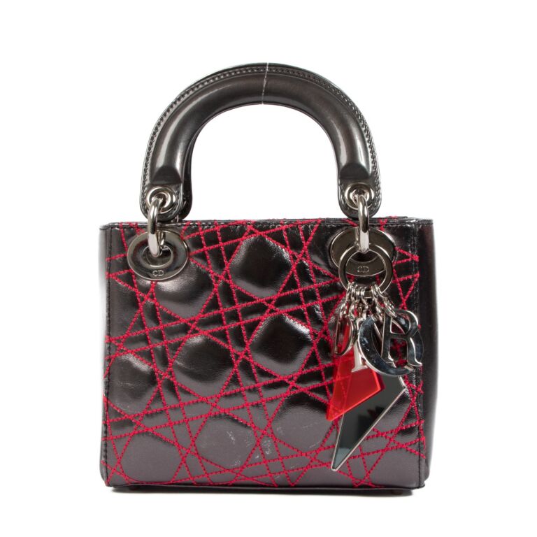 Christian Dior Metallic Mini Lady Dior Anselm Reyl Limited Edition Labellov Buy and Sell Authentic Luxury