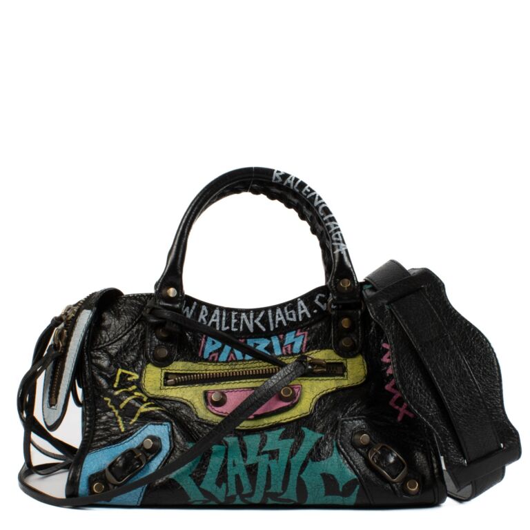 もらって 嬉しい お歳暮 ランキング Graffiti Black Balenciaga Arena Bag City Classic Mini バッグ