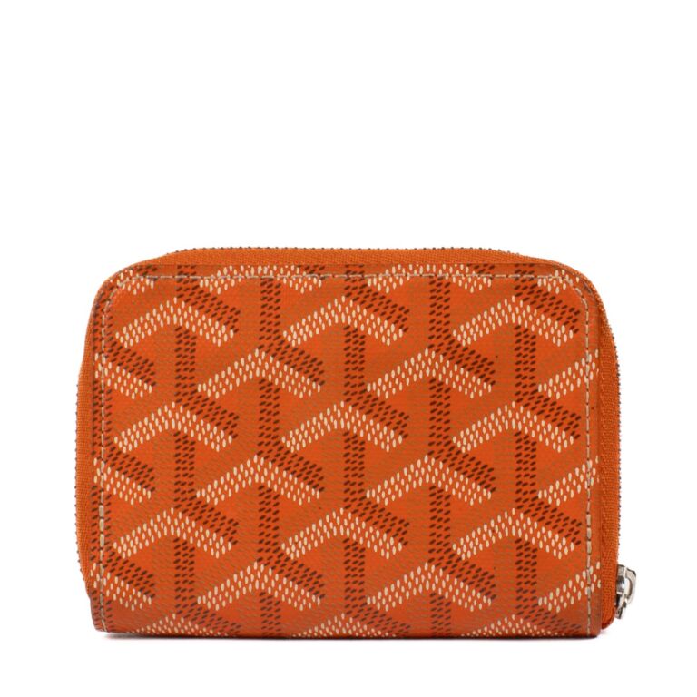 小物 Goyard Matignon Mini Wallet Orange Goyard Matignon Mini Wallet – SANDS