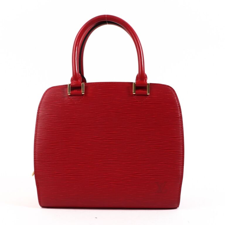 Louis Vuitton Red Epi Leather Pont Neuf PM at Jill's Consignment