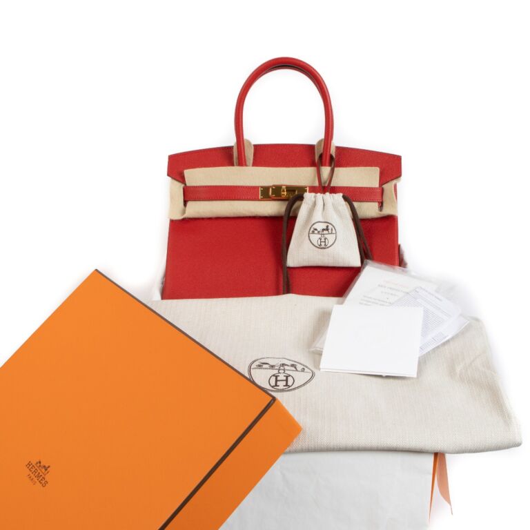 Hermes Birkin 30 Rouge Casaque Epsom GHW Labellov Buy and Sell Authentic Luxury