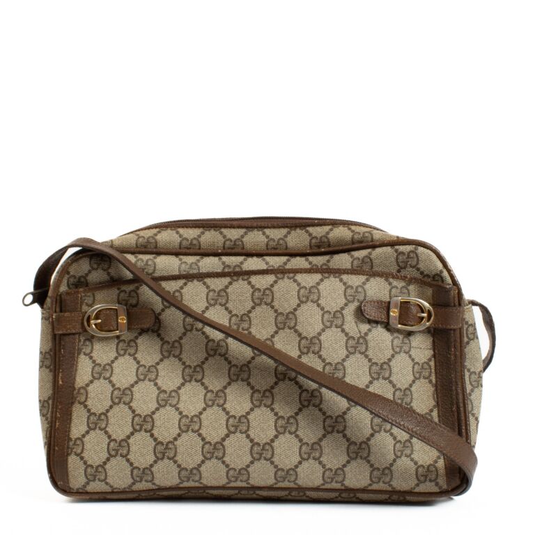 Gucci GG Supreme Vintage Crossbody Bag Labellov Buy and Sell